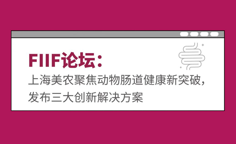 FIIF论坛：上海9091美高梅官方网站聚焦动物肠道健康新突破，发布三大创新解决方案